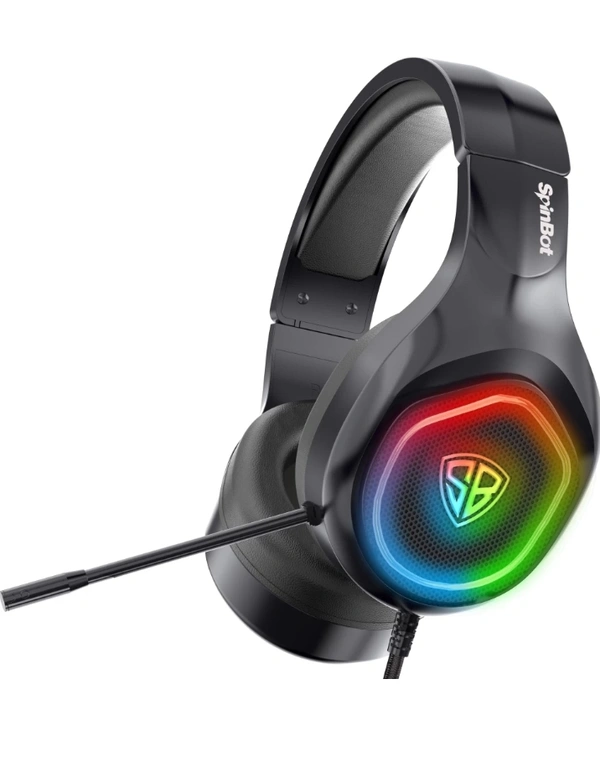SpinBot BattleBudz H1 Gaming Headphone - Black