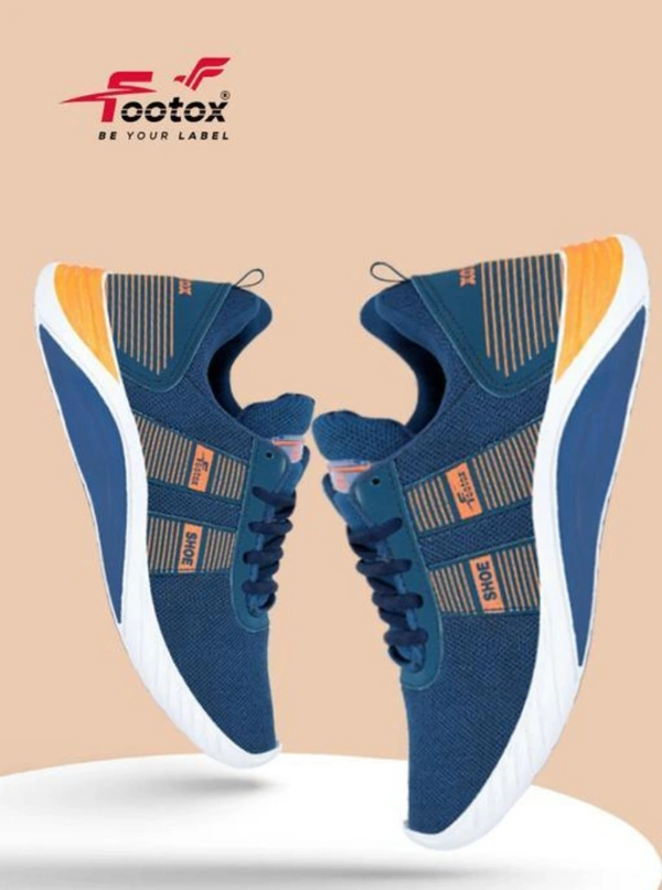 Footox Men Casual Shoes - Dark Blue, IND-10