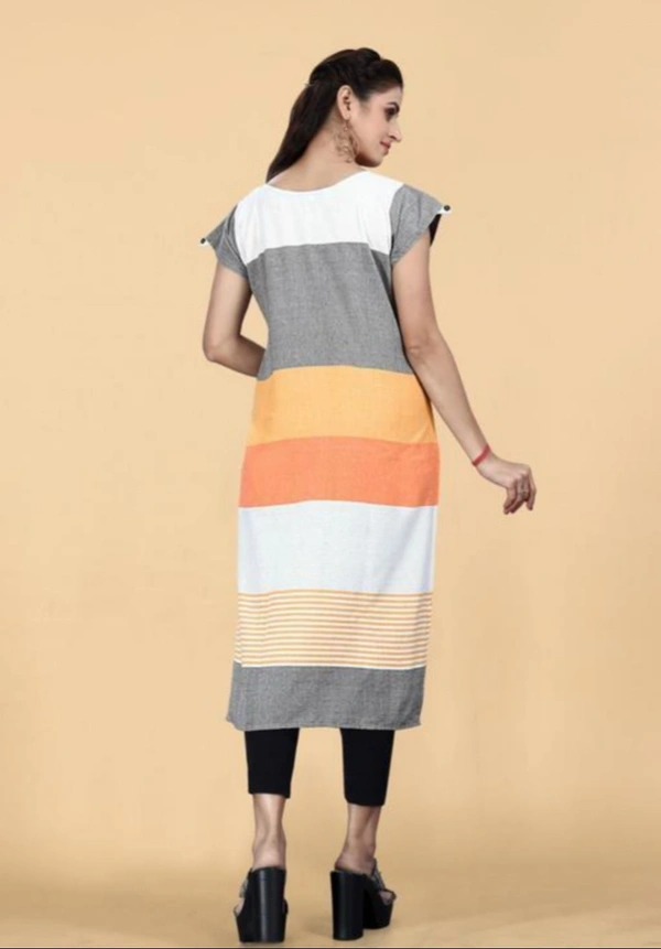 Stylish Khadi Cotton Kurti - S