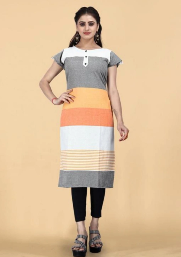 Stylish Khadi Cotton Kurti - M