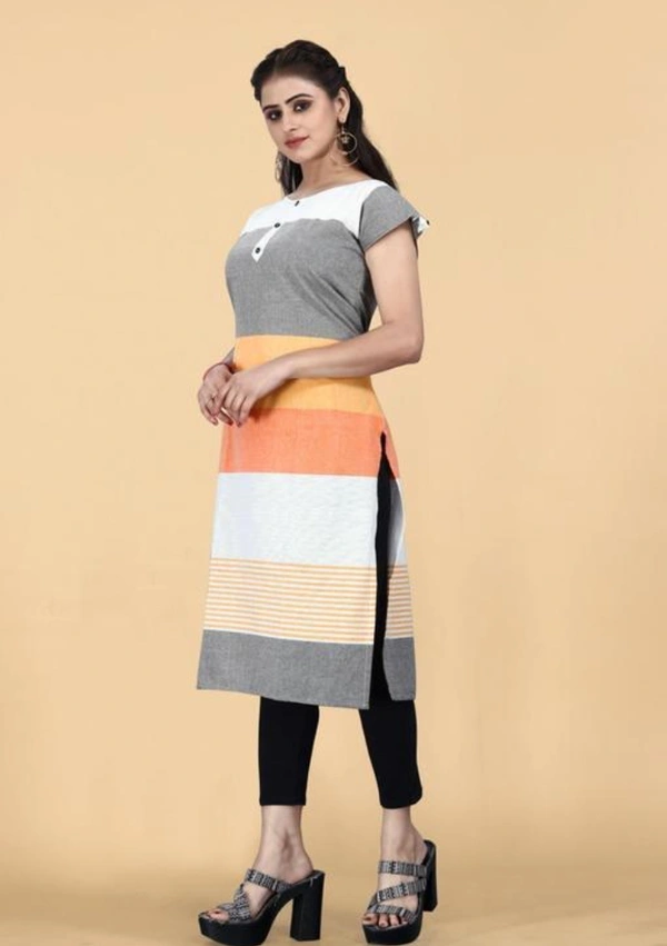 Stylish Khadi Cotton Kurti - M