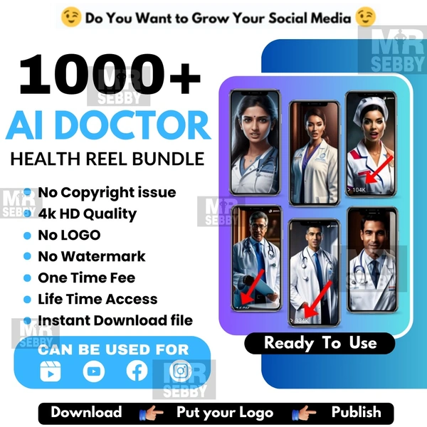 Ai Doctors 1000+ Reel Bundle