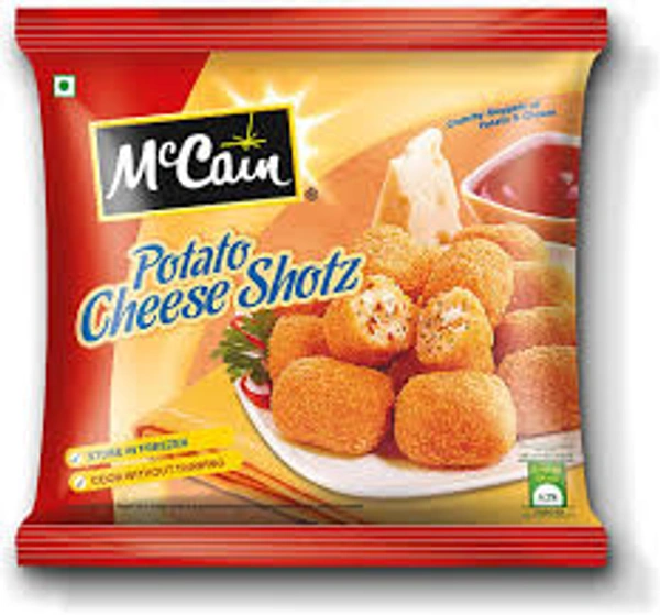 Mccain Potato Cheese Shotz Crunchy Nuggets Of Potatoes & Cheese 400g