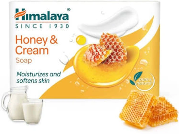 Himalaya Honey & Cream Soap Nourishes & Softens Skin 75g
