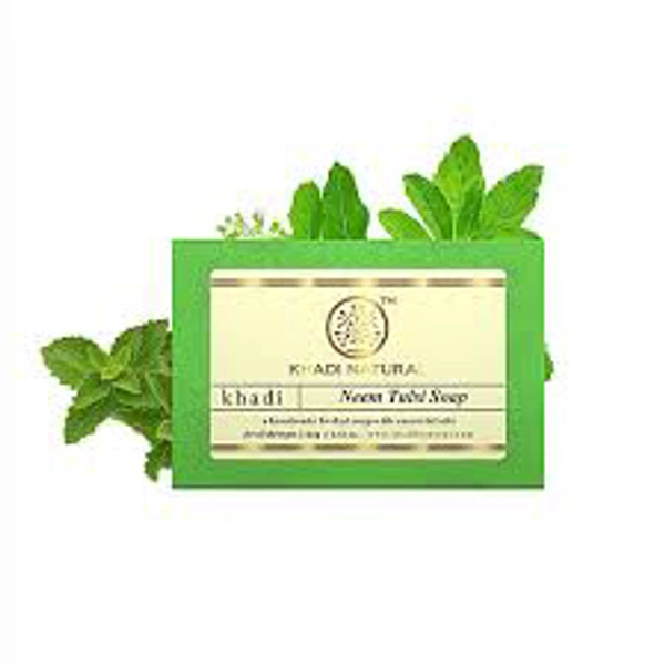 Khadi Natural Neem Tulsi Soap Nourishes Skin 125