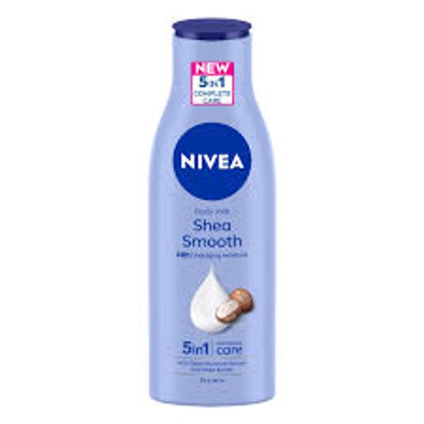 Nivea Shea Smooth Body Milk - Dry Skin With Deep Moisture Serum & Shea Butter 48h Indluding Deep Moisture Care 200ml
