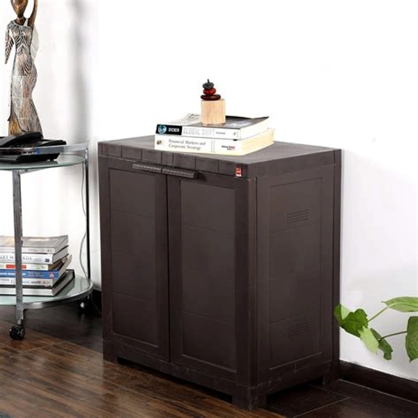 Cello Novelty Compact Plastic Shoe Rack(Ice Brown)