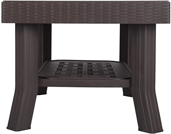 Restomatt National Vegas Plastic Center Table, Standard, Wenge