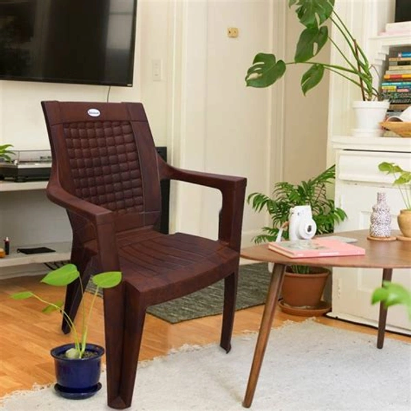 Restomatt Outdoor Plastic Chair - Set Of 6 Pcs