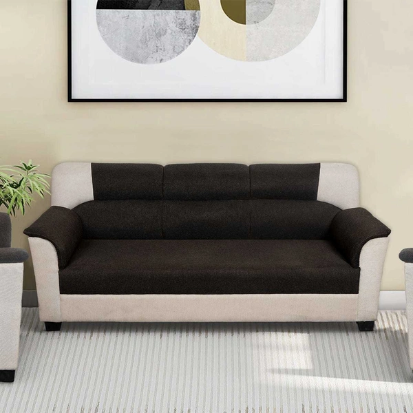 Restomatt Premium Fabric 3 + 1 + 1 Sofa Set (Dark Grey, DIY(Do-It-Yourself))