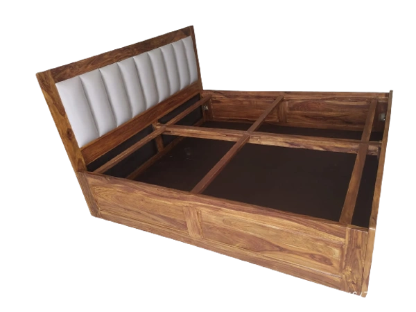 Restomatt Solid wood Bed with storage & upholstery - King Size Standerd 72*72