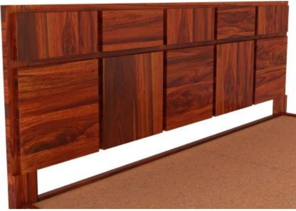 Restomatt Solid Wood King NA Bed (Finish Color - Honey Oak Finish, Delivery Condition - DIY(Do-It-Yourself)) - 72x72