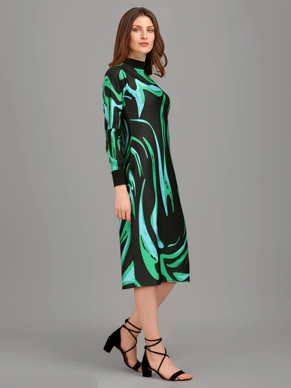 Bodycon Dress - Multicolor, XS, Free