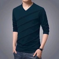 V-neck Teal Tshirt - Elephant, S, Free