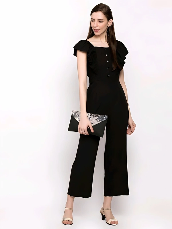 Classic Jumpsuit - Black, M, Free