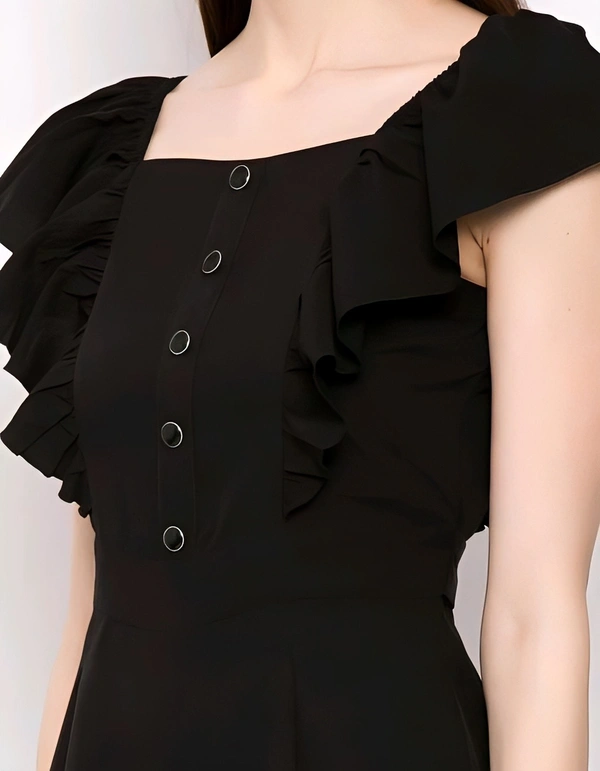 Classic Jumpsuit - Black, M, Free