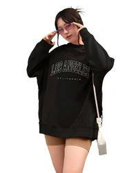 Sensual Sweatshirt - Black, M, Free