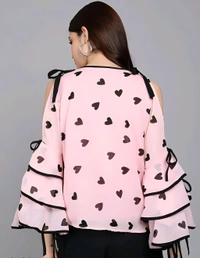 Cute Top - Pastel Pink, S, Free