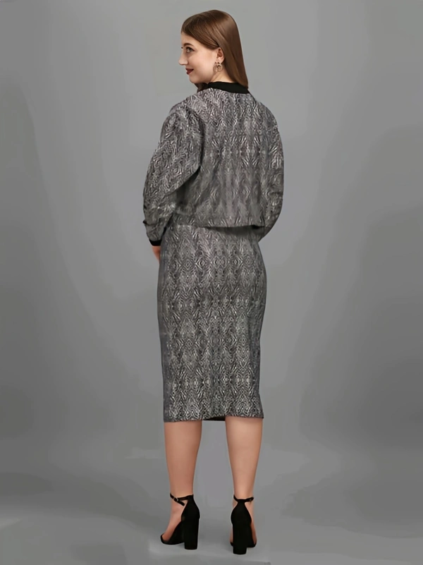 Oversized Top With Skirt - Friar Gray, M, Free