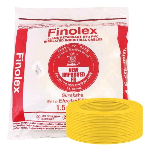 Finolex Wire 1.5 Sqmm 180 M  Red FR PVC Housing Wire.