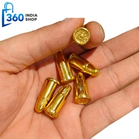9MM Fake Dummy Metal Bullets Golden - Gold