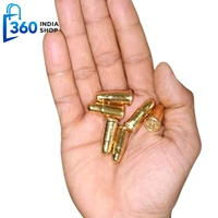 9MM Fake Dummy Metal Bullets Golden - Gold