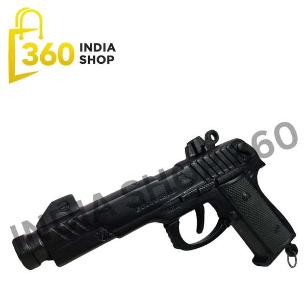 Bodyguard Matt Black Heavy Metal Sound Gun | Full Metal Body Matt Black Sound Pistol
