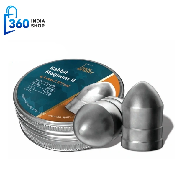 H&N Sport H&N RABBIT MAGNUM II .177 CAL, 15.74 GRAINS, CYLINDRICAL WITH ROUND NOSE, 200CT