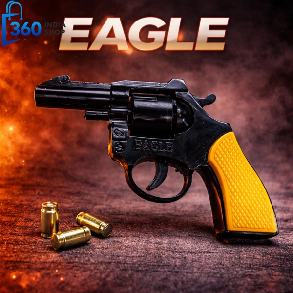 Eagle Ring Cap Revolver Pistol Toy Gun