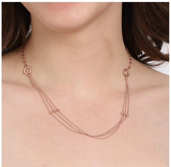 Rose Gold Italian Chain For Ladies