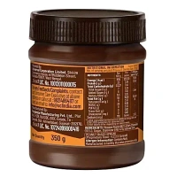 DiSano Chocolate Peanut Butter Crunchy, 350g, 23g Protein & 6.4g Dietary Fibre, Tasty & Healthy Chocolate Spread for Breakfast & Snacks, Made with Premium Roasted Peanuts, Zero Cholesterol & Trans Fat