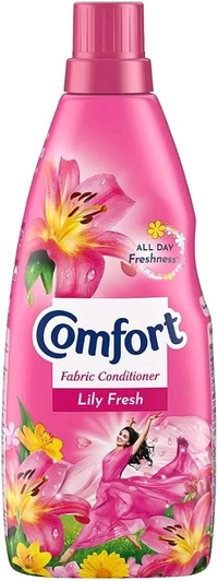 Comfort Lily Fresh Fabric Conditioner 860 ml Bottle|| After Wash Liquid Fabric Softener - For Softness|| Shine & Long Lasting Freshness