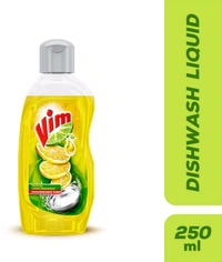 Vim Dishwash Liquid Gel Lemon, With Lemon Fragrance, Leaves No Residue, Grease Cleaner For All Utensils, 750 ml Bottle