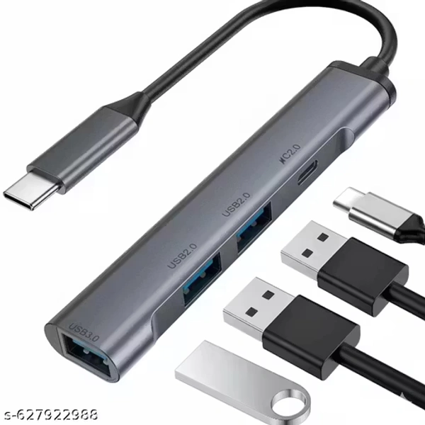 4 Ports USB Hub 3.0 + Type C