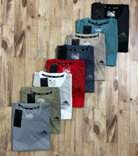 Dot Lining Fabric Tshirt - M L XL XXL