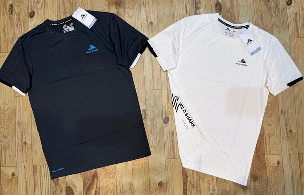 Wild Shark Jacquard Fabric WILDSHARK Tshirts - M L XL XXL