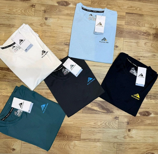 Wild Shark Jacquard Fabric WILDSHARK Tshirts - M L XL XXL