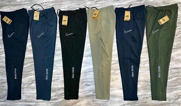 *4 WAY LYCRA* Premium Quality Track Pants Nk