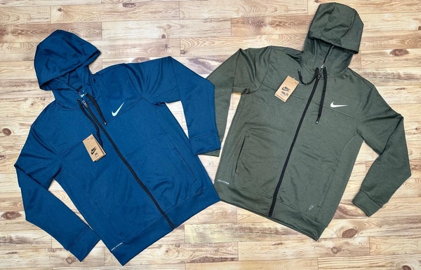 *MELANGE FABRIC HOODIE JACKET* High Quality