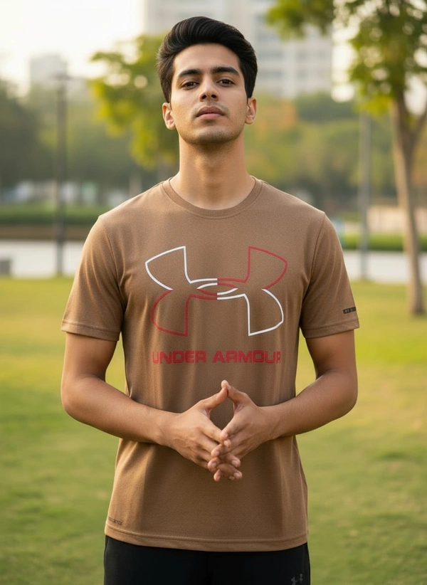 *MELANGE FABRIC T-SHIRT* (Excellent Quality) UA