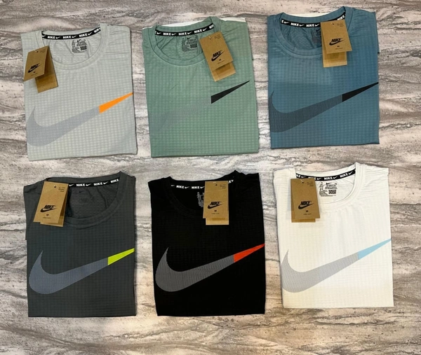 *LYCRA JACQUARD FABRIC T-SHIRT* Hi Quality NK