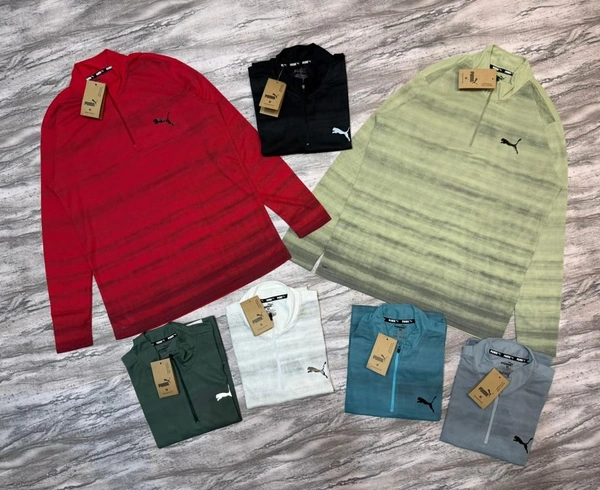 *LINING DOT KNIT LYCRA* Full hand T-shirts Excellent Quality PMA