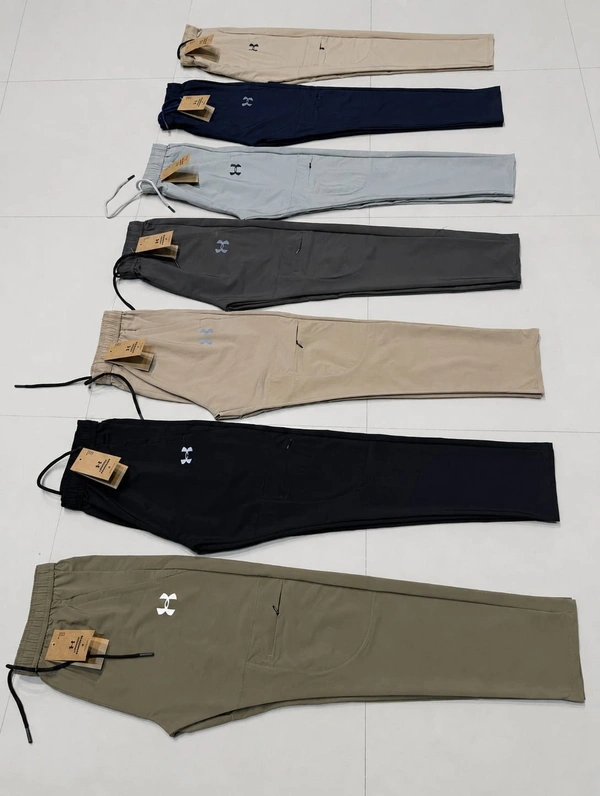 *NYLON CRASH LYCRA TRACK PANTS(Cargo Model)* Premium Quality