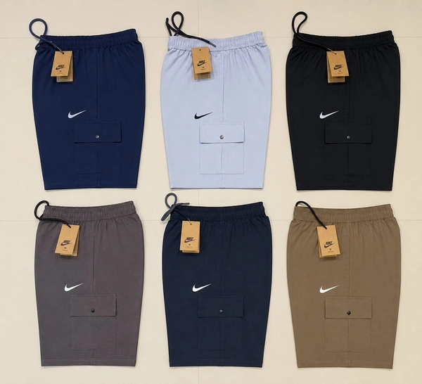 *CARGO SHORTS POLYESTER TERRY FABRIC* Hi Quality