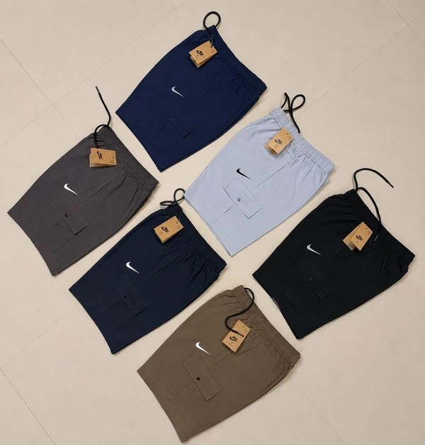 *CARGO SHORTS POLYESTER TERRY FABRIC* Hi Quality