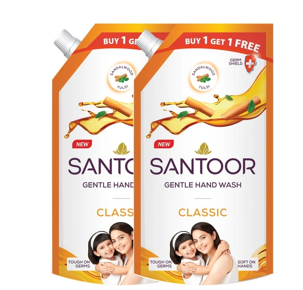 Santoor Handwash Classic Bogo - 700ml