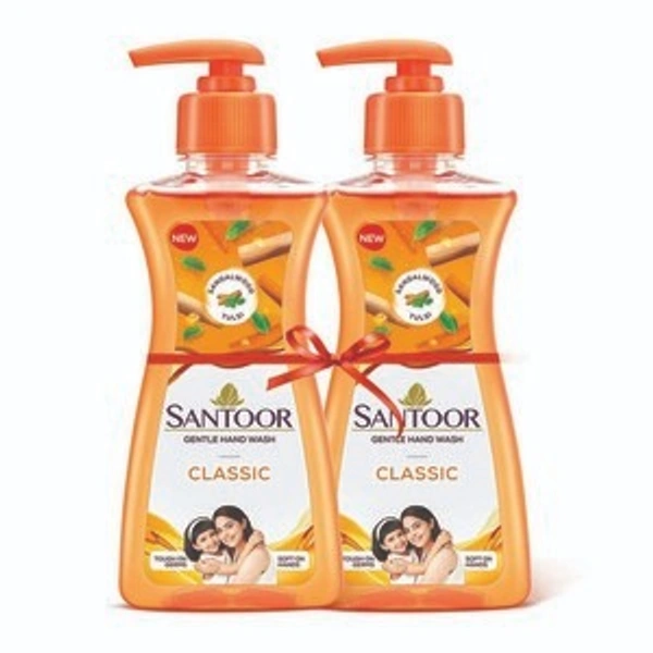 Santoor Classic Handwash - 200ml+200ml