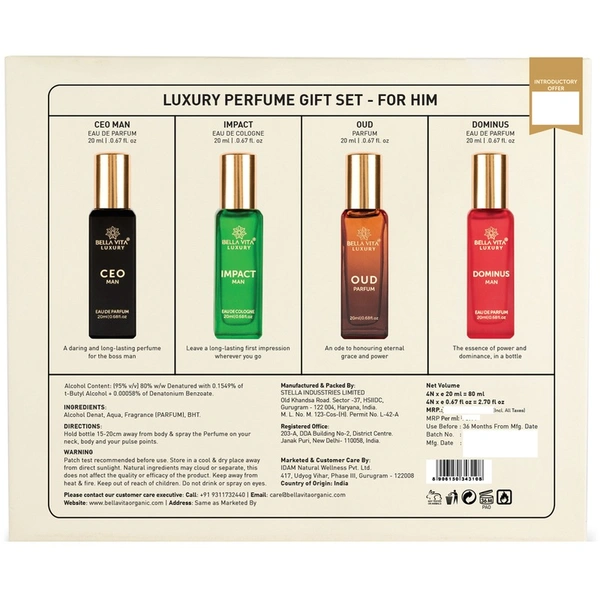 Bellavita Luxury Gift Set For Her - 80ml