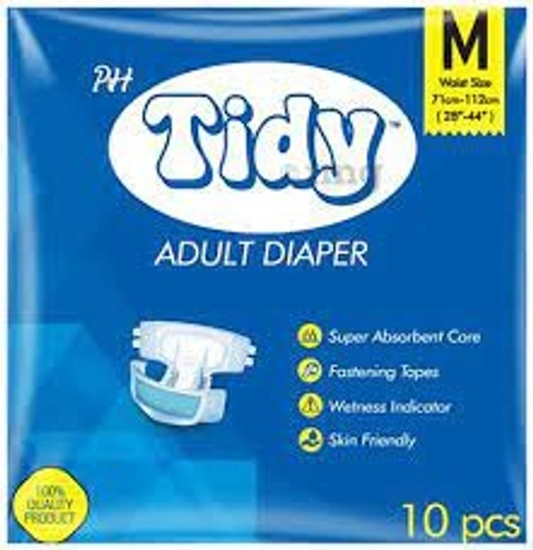 Tidy Adult Diaper Medium , - 10N