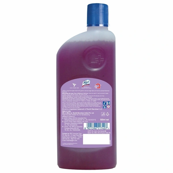 Lizol Lavender Floor Cleaner - 500ml